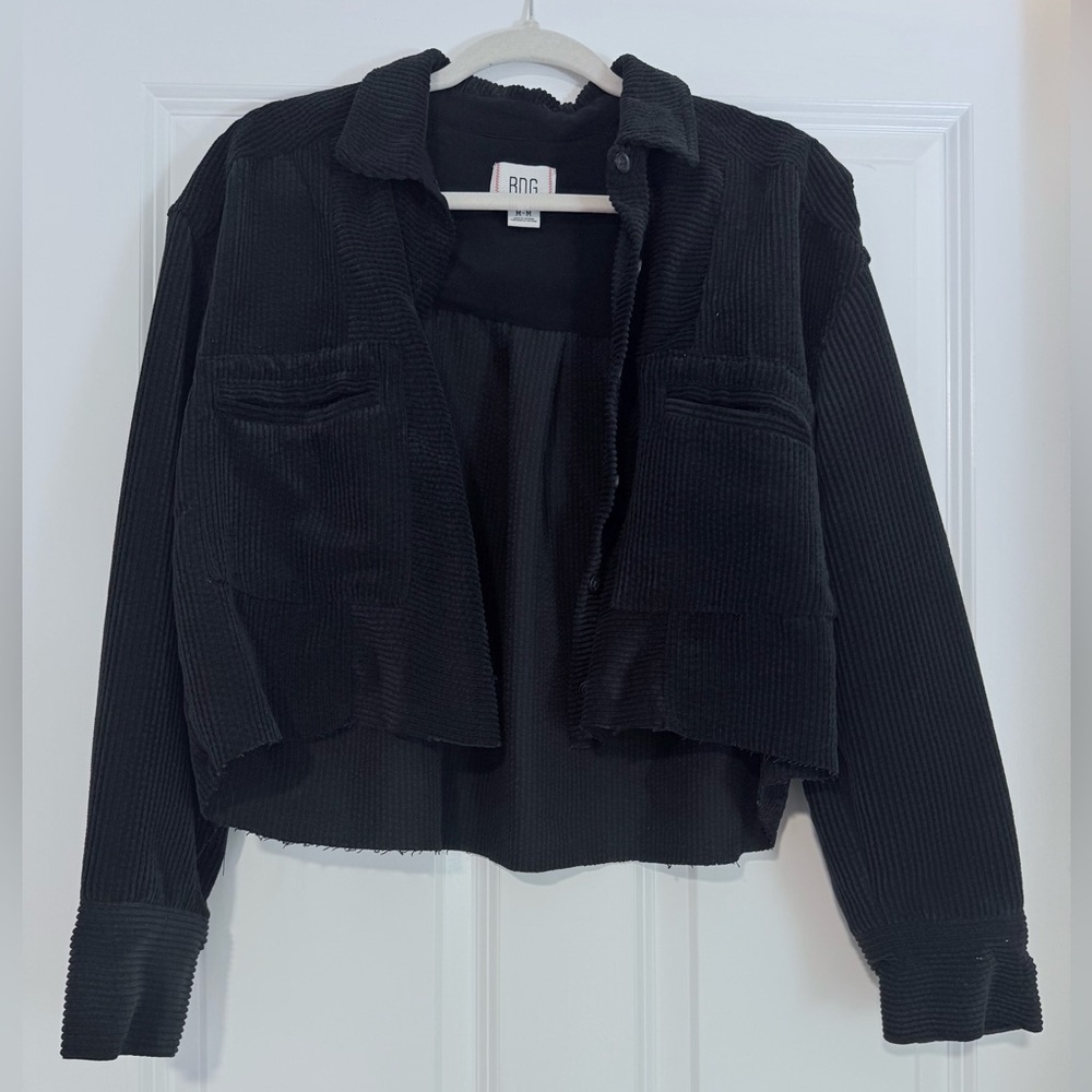 Urban Outfitters Women's Black Corduroy Jacket